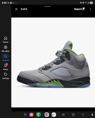Jordan 5 Green Bean