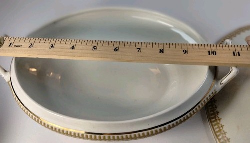 Vintage J&G Meakin Oval Covered Vegetable Dish Pattern MEK48 Hanley England - Picture 15 of 22