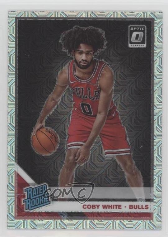 2019-20 Panini Donruss Optic Rated Rookie Choice Prizm Coby White #180 1n4o