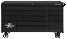 Extreme Tools Dx Series 72 Inch W X 21 Inch D 17 Drawer Triple Bank Roller