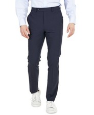 Bar Iii Men's Skinny Fit Wrinkle-Resistant Wool-Blend Suit Separate Pant,
