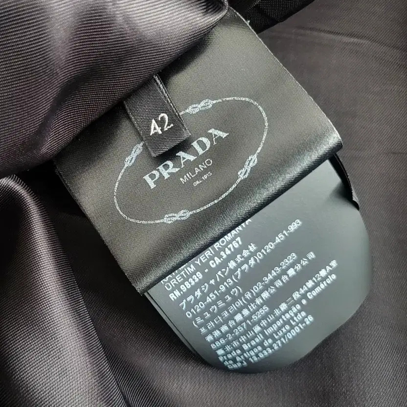 Prada Triangular Patch Blazer - Dark Gray, Size 42 - image 3