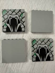 Lego Harry Potter Snake Wall  3754 4730 Chamber of Secrets 1x6x5 / 1x2x5 -10 Pcs