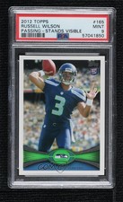 2012 Topps Russell Wilson (Stands in Background) #165 PSA 9 MINT 03tv