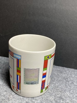 Vintage Official 1998 France '98 World Cup Football Mug Soccer
