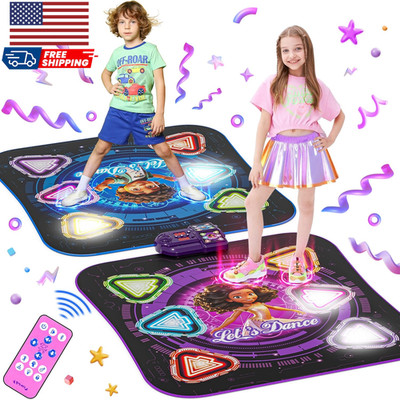 Dance Mat 2025 Light up 2-Player Opposing Dance Pad with Single & Double Player