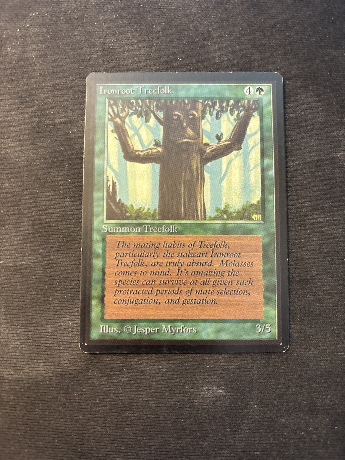 Ironroot Treefolk Limited Edition - Beta Mtg LP