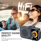 Wireless Bluetooth Hands Free Car Kit Speakerphone Speaker Phone Visor Clip USA