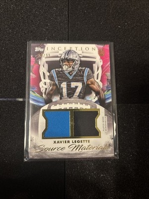 2024 Topps Inception Xavier Legette - Source Material Dual PLAYER WORN Patch /99
