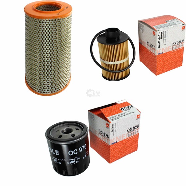 Mahle / Knecht Kraftstofffilter KX 208D Luftfilter LX 611 ÖLfilter OC 976-image