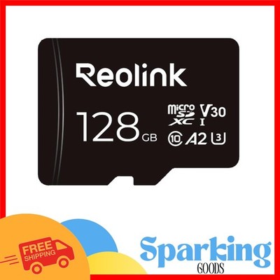 128GB UHS-I MicroSDXC Memory Card U3, A2, V30 - Ideal for Security Cameras