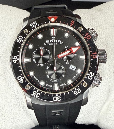 Edox Chrono Offshore Sharkman ll N-Pole Limited Edition Men’s Watch (4219510221)