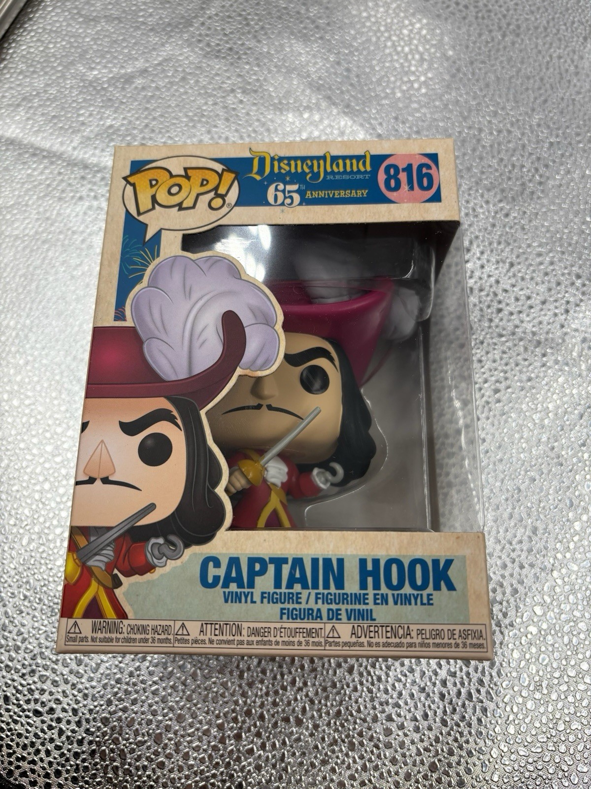 Captain Hook Funko Pop! Disneyland Resort 65Th Anniversary Captain Hook #816