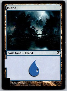 Island #289 Time Spiral MTG