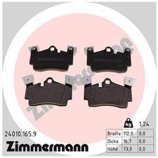 Satz Bremsbeläge Bremsklötze hinten für Audi Q7 4LB | 23979054