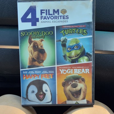 4 Film Favorites: Animal Escapades DVD Warner Home Video (Scooby-Doo, TMNT)