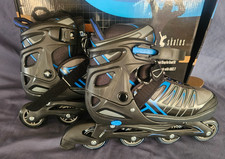 Chicago Inline Skates Black Red Adjustable Youth Size 5-8 Large 