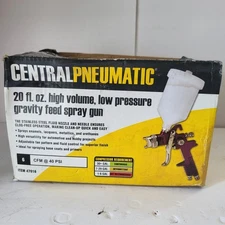 20oz Spray Gun - High Volume Low Pressure Gravity Feed Paint Spray Gun