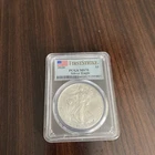 2020 $1 American Silver Eagle - PCGS MS 70 - Flag First Strike