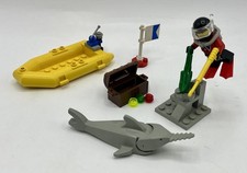 Sea Hunter, plongeur, requin scie & zodiac - LEGO 6555 - 1997 - TBE & complet 