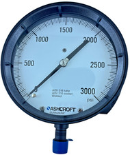 Ashcroft 60-1379-SS-04L-3000 Pressure Gauge 6" Dial   0-3000 2in NPT