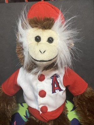 Vintage Anaheim Angels Baseball Genuine MLB 24  Rally Monkey Rare Nice Plush