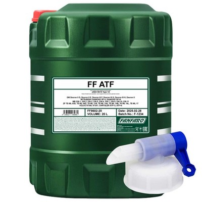 Getriebeöl Getriebe Öl FANFARO Automatik ATF 20 Liter inkl. Auslasshahn