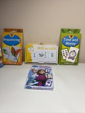 Flash Card Bundle - Time, Money, Sequencing Disney Frozen Colors  Shapes