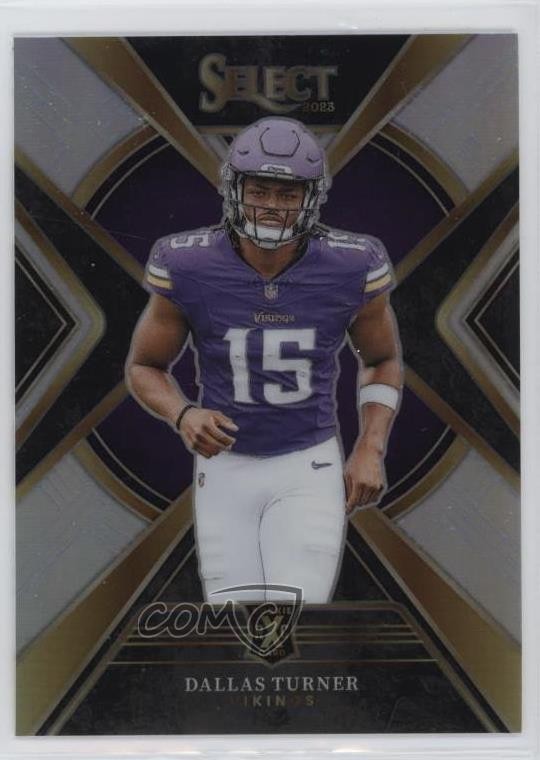 2023 Panini Select 2024 XRC Prizm Dallas Turner #520 p8v