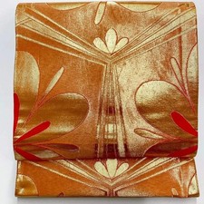 6658 Japanese Vintage Fukuro Obi Belt Kimono Fabric Silk Traditional