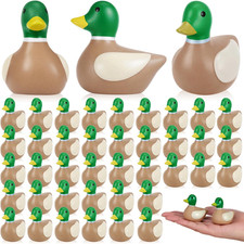 24 Pcs Rubber Ducks 2 Inch Party Favors Small Animal Rubber Ducks for Cruise Shi