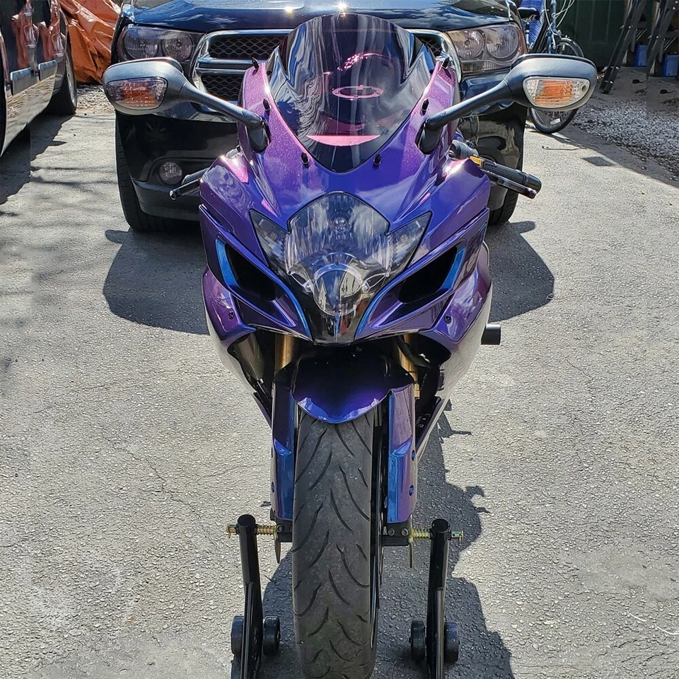 Carenado Chameleon Magic azul púrpura apto para Suzuki GSXR600 GSXR750 2006 2007 ABS Foto 3 de 4