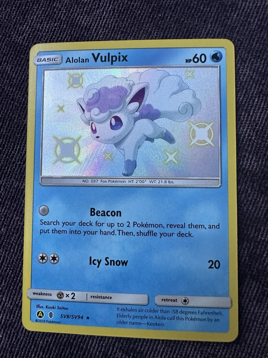 Alolan Vulpix Pokémon TCG Cards for sale