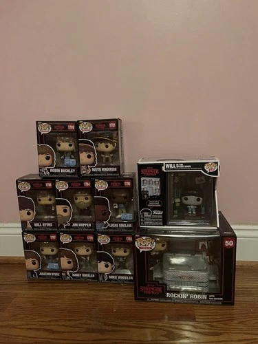 Stranger Things Funko Pop complete Set of 10 Original Unopened season 5 HUGE LOT
