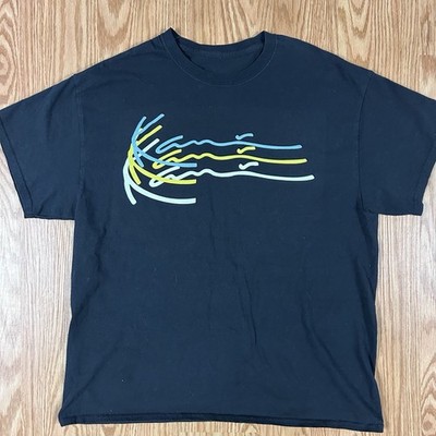 Vintage Karl Kani 90 s Black Tri-Logo Shirt Men s Large