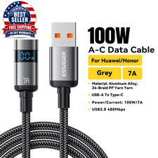 100W USB C to Type C Digital Display Cable Fast Charging 5A Type C to Type C Cab