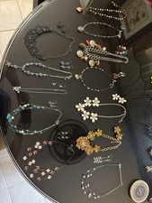 Jewelry Lot, 25 Necklaces, 13 Matching Pierce...