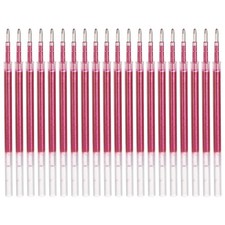 20Pack 1mm Gel Pen Refills for Coloring, Broad Point Sparkle, Magenta