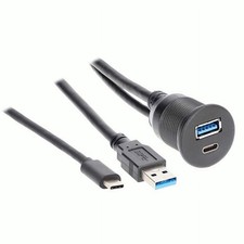 Install Bay IBR114 USB USB-C Charge And Data Flush Mount - Retail Pack