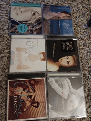 Celine Dion Lot Of 6 CDs New Day One Heart Colour's Of Love Let's Talk Falling