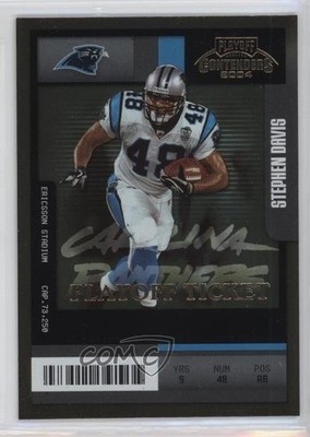 2004 Playoff Contenders Playoff Ticket 68/150 Stephen Davis #17 9bp