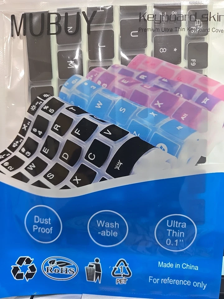 Keyboard Cover For Dell Latitude 7410 Black - Image 2 of 3