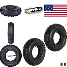 200x50 Dirt Scooter Tire and Inner Tube Set 8 Inch for Dune Buggy Replacement