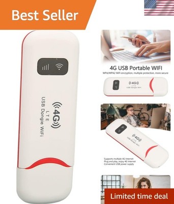 Portable Mobile Hotspot 4G LTE USB WiFi Router - Perfect for Travel & Camping