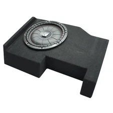 Kicker 43CVT102 10" Subwoofer Fits 14-18 GMC Sierra Crew Cab Single Sub Box