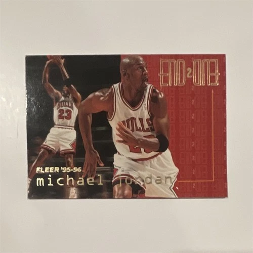 Fleer 1995-96 Michael Jordan End 2 End Insert #9/20 Chicago Bulls NBA