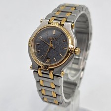 Vintage Gucci 9000 L Ladies Gold Plated/Steel Quartz Wristwatch PARTS REPAIR