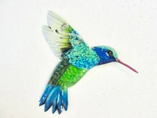 HOME GARDEN POOL YARD - HUMMINGBIRD WALL DECOR 711725 COLORFUL DESIGN -BRAND NEW