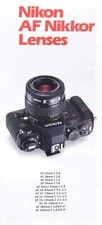 Nikon AF Nikkor Lenses Brochure