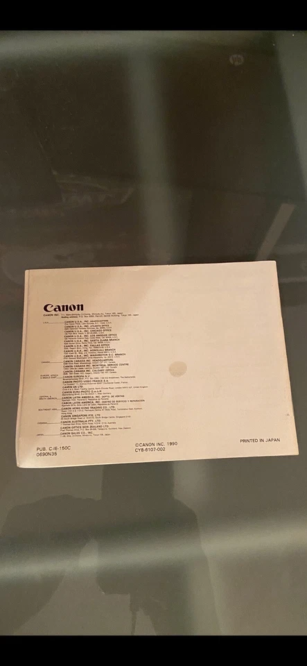 MANUAL DE INSTRUCCIONES Y FOLLETO CANON EOS 700 Foto 3 de 4